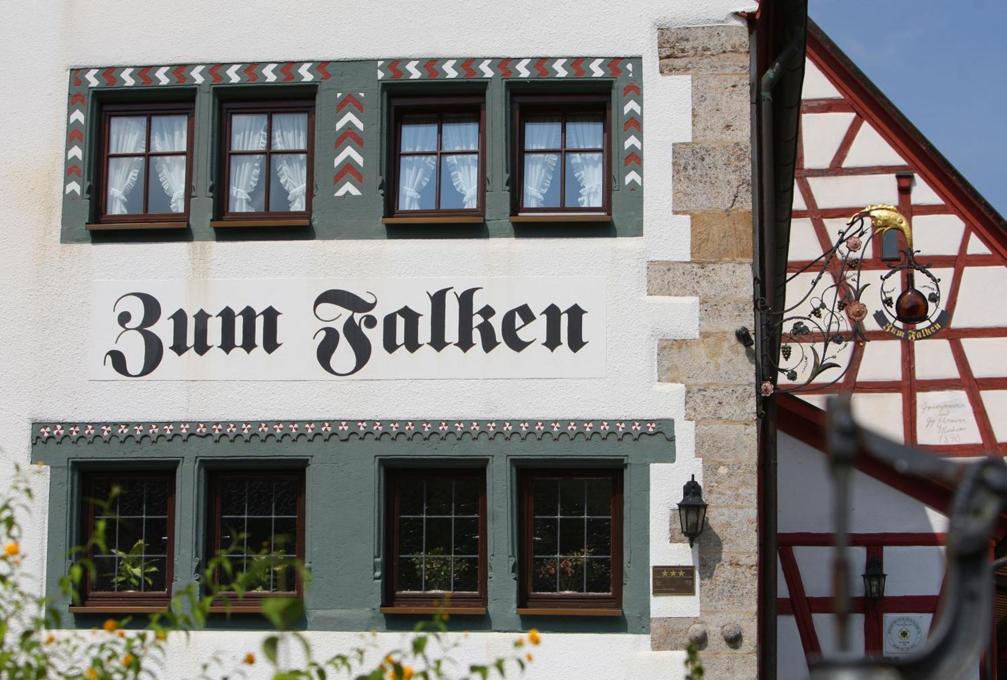 Landhaus Zum Falken Tauberzell Exteriör bild