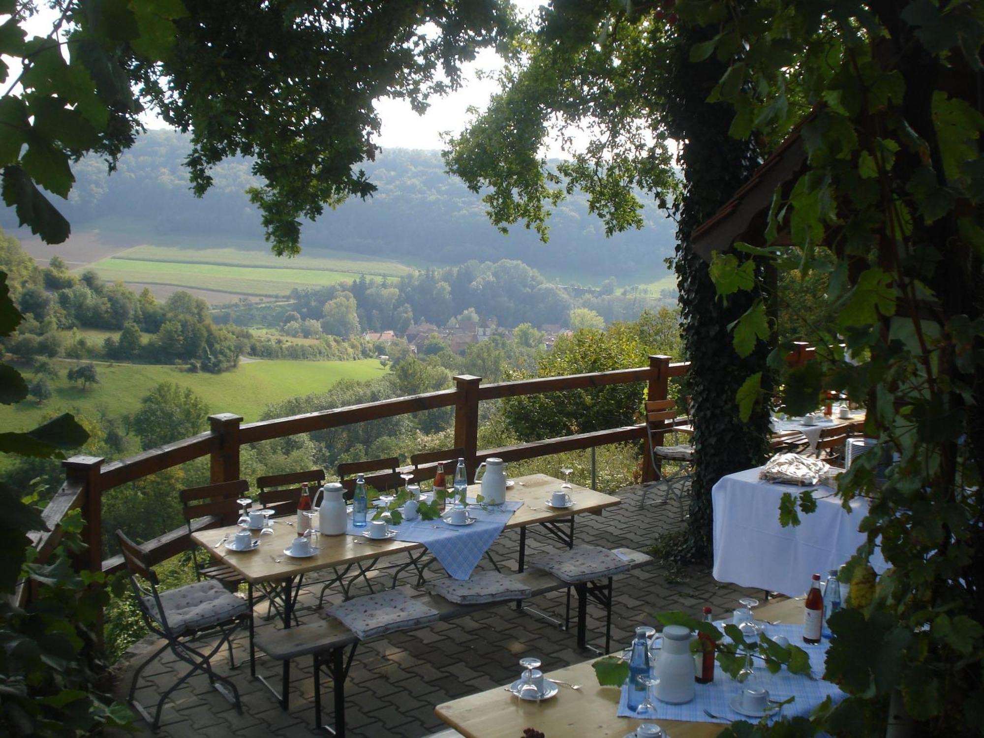 Landhaus Zum Falken Tauberzell Exteriör bild