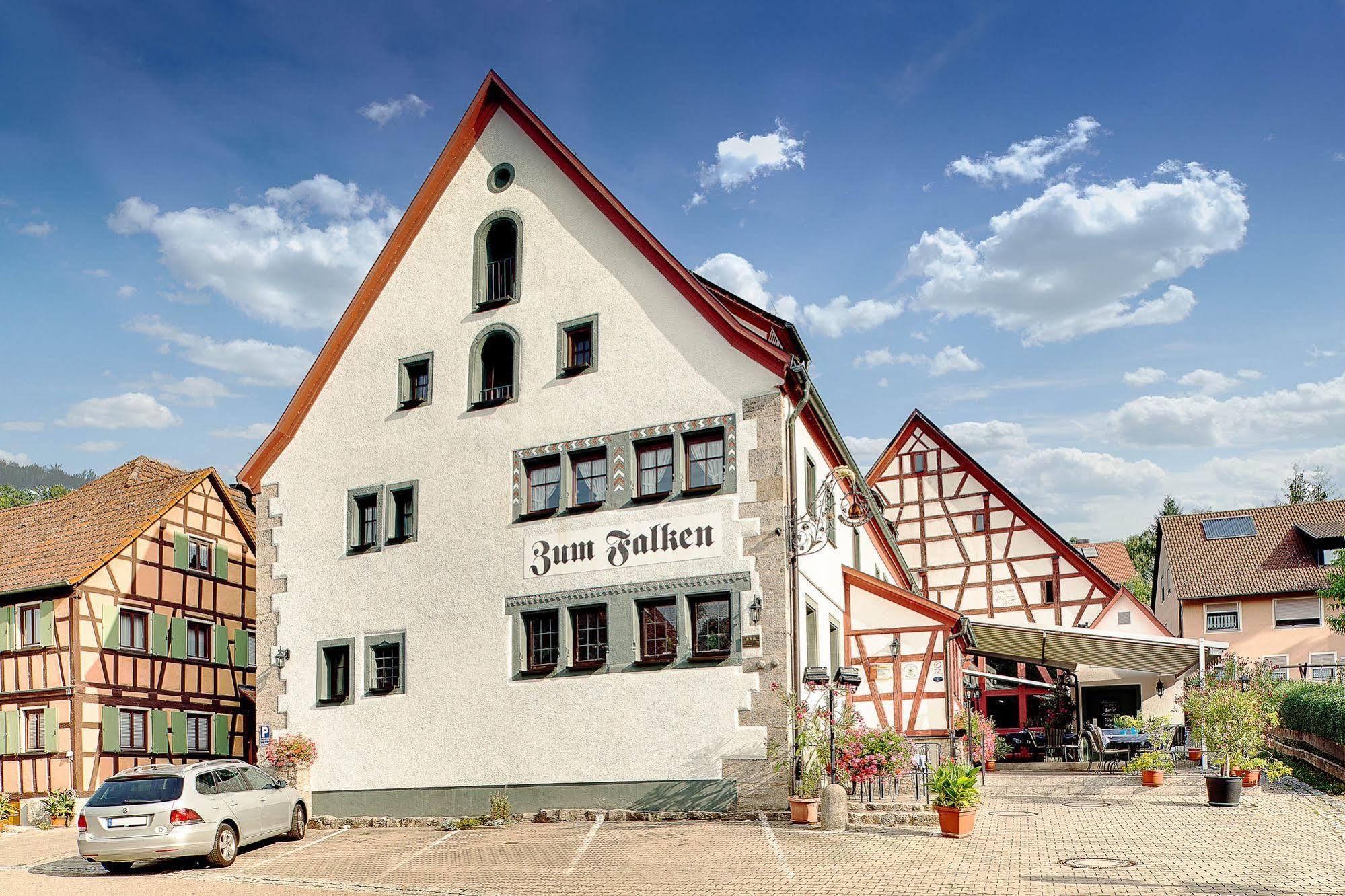Landhaus Zum Falken Tauberzell Exteriör bild